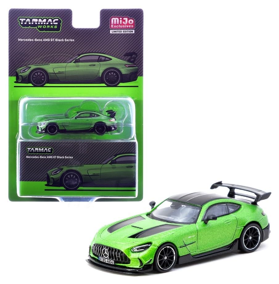 Top Models AMG GT Black Series 1/64 ベンツ 1/64 Mercedes-Benz AMG GT Black Series Green - Tarmac Works GLOBAL64