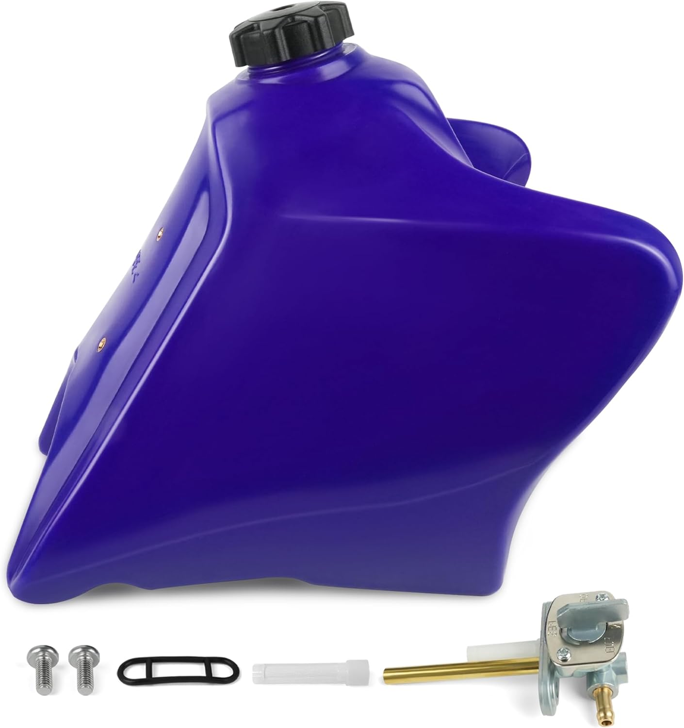 Fuel Tank Gas Tank 4PX-24110-30-00, 2GU-24500-02-00 Compatible with 1999-2006 Yamaha TTR250, Includes Gas Cap, Petcock