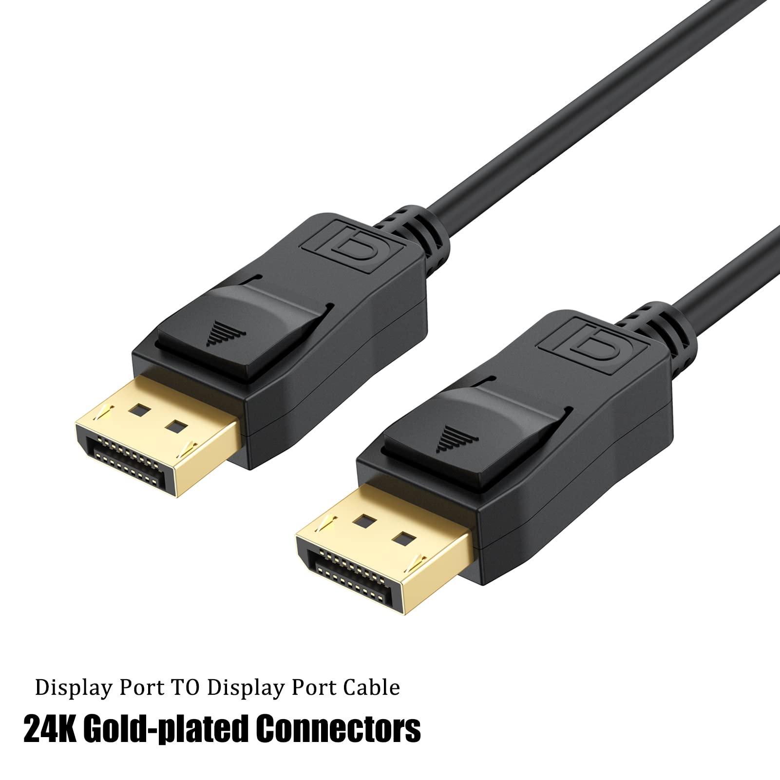 0,9 m placcato oro DisplayPort su DisplayPort cavo, 4 K risoluzione Ready