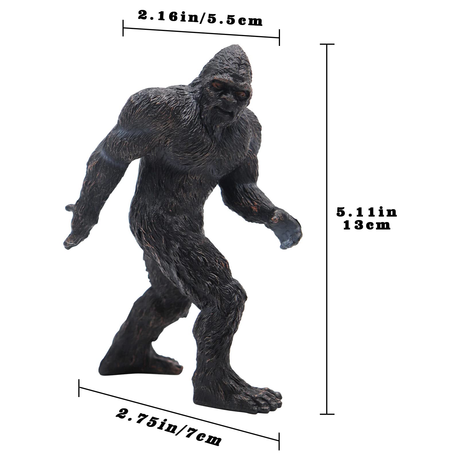 Oooct Bigfoot Sasquatch Statue, 5.11 Inches Resin Garden Bigfoot