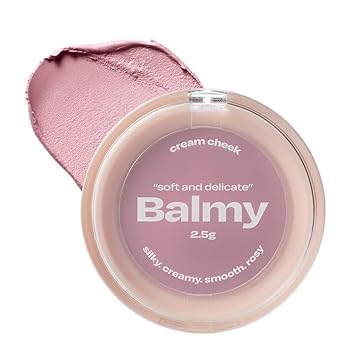 Balmy Cream Cheek | Lightweight Cloud-Touch Cheek Color | Buildable, Long-Wear Cream Blush with a Soft Matte Finish for Natural & Bold Looks | 2.5 g No.7 Taro Latte