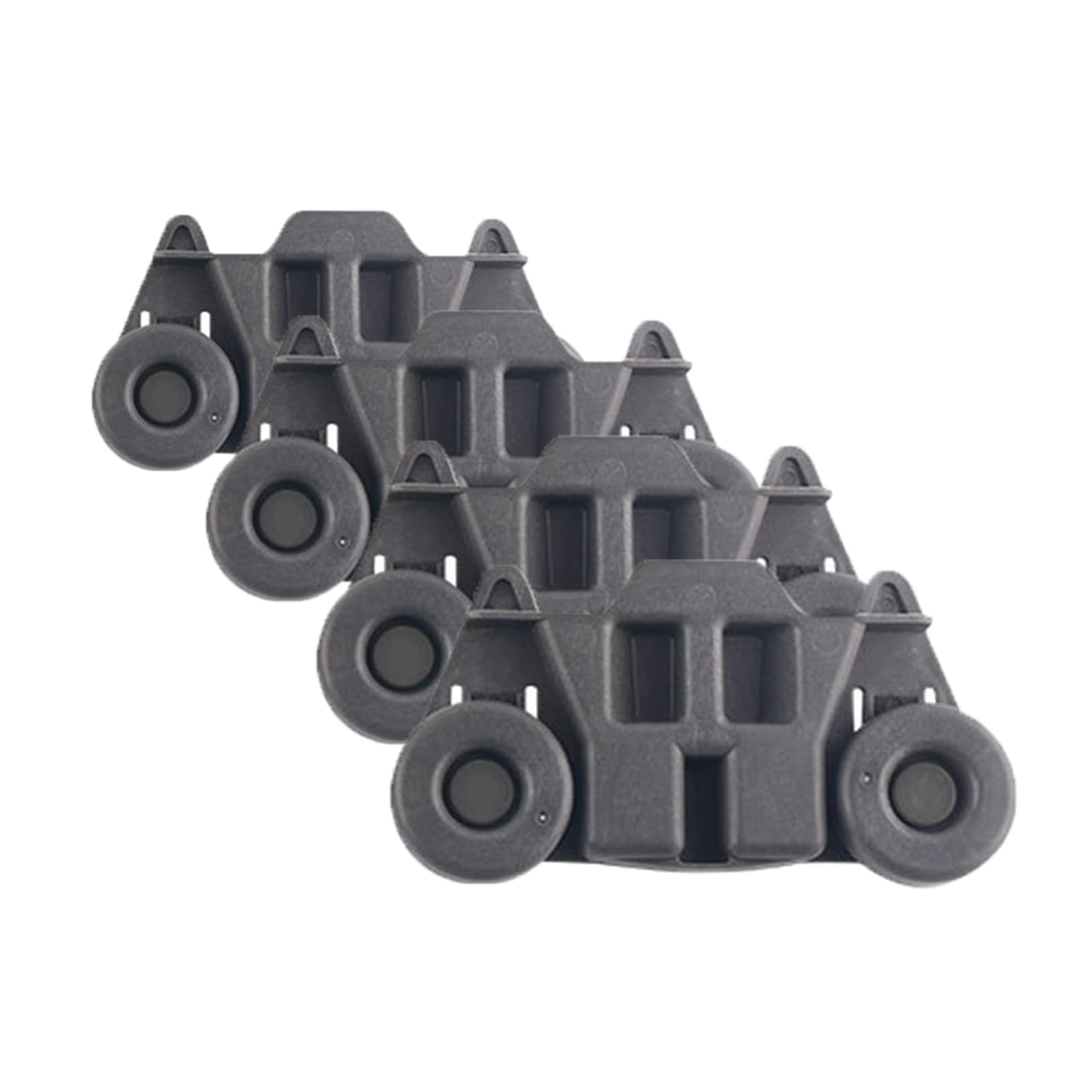 4 Pack W10195416 Dishwasher Wheels Lower Rack Wheels, Resisstant to Rust, Replacement Part for AP5983730 PS11722152 KDFE104DSS5 66513223N410, Upgraded Dishwasher Rack Wheels (Packs of 4)