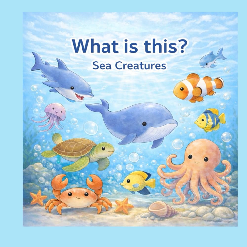 What is this? Sea Creatures: For ages 0–6 A fun picture quiz book to think, look, and learn words Part of the “What is this?” picture book series