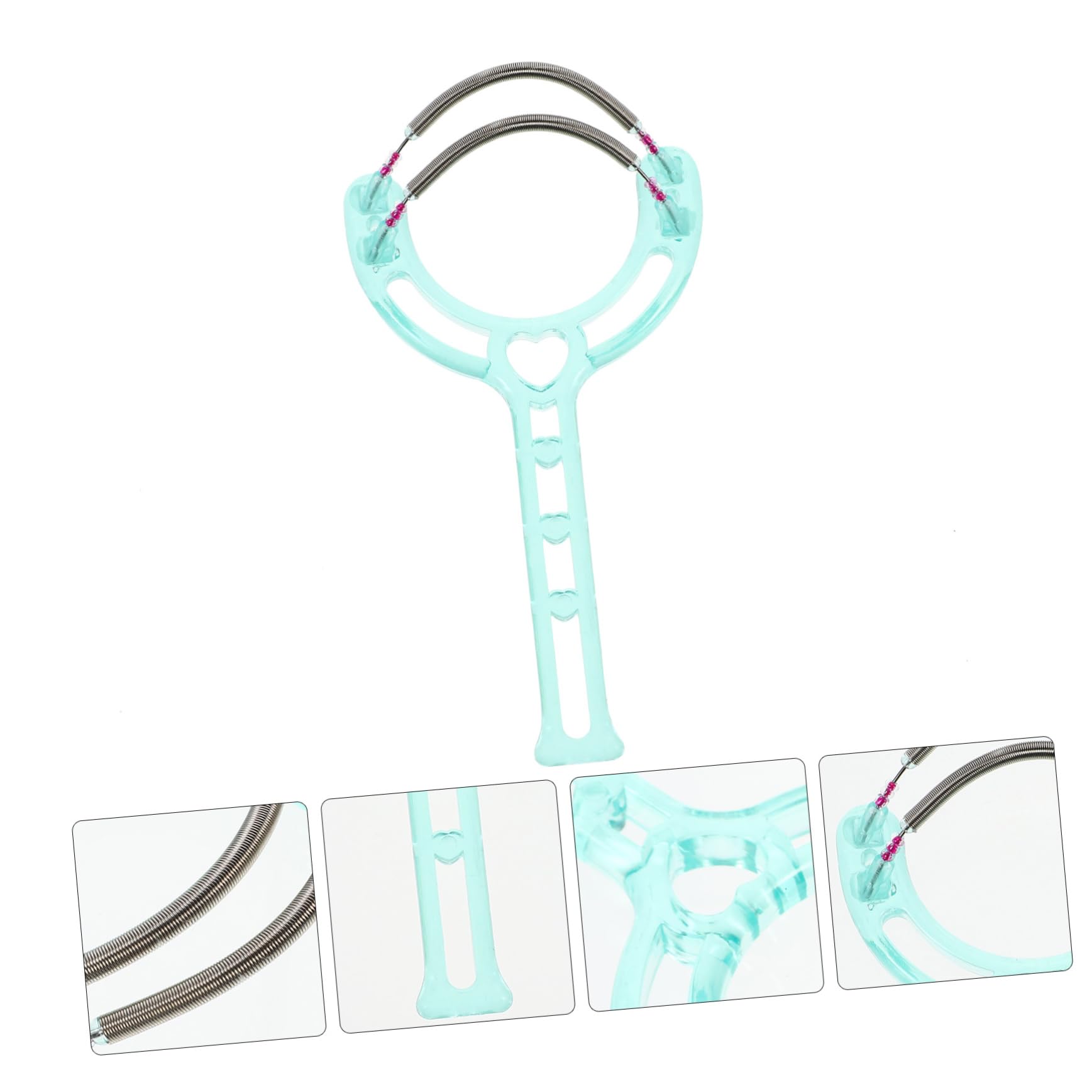 WOFASHPURET Portable Facial Hair Remover Tool Durable Epilator for Forehead Cheeks Upper Lip Chin Easy to Use Spring Design for Home Travel