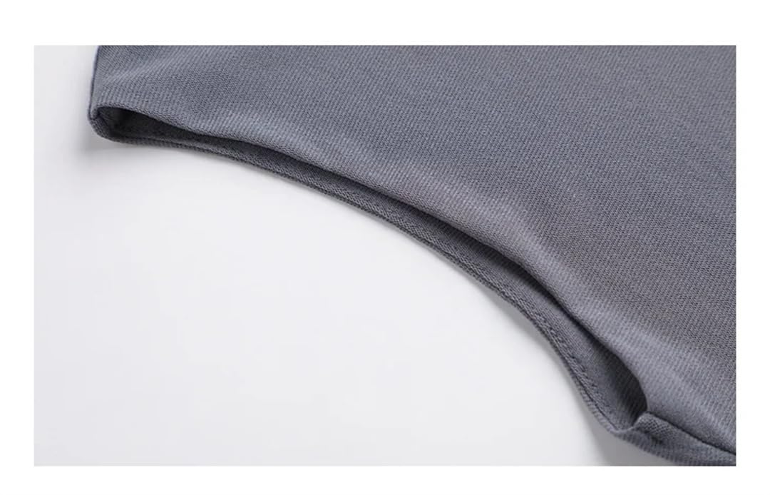 Top estivo da donna a collo alto in tinta unita top aderente senza maniche in rete sottile elastico