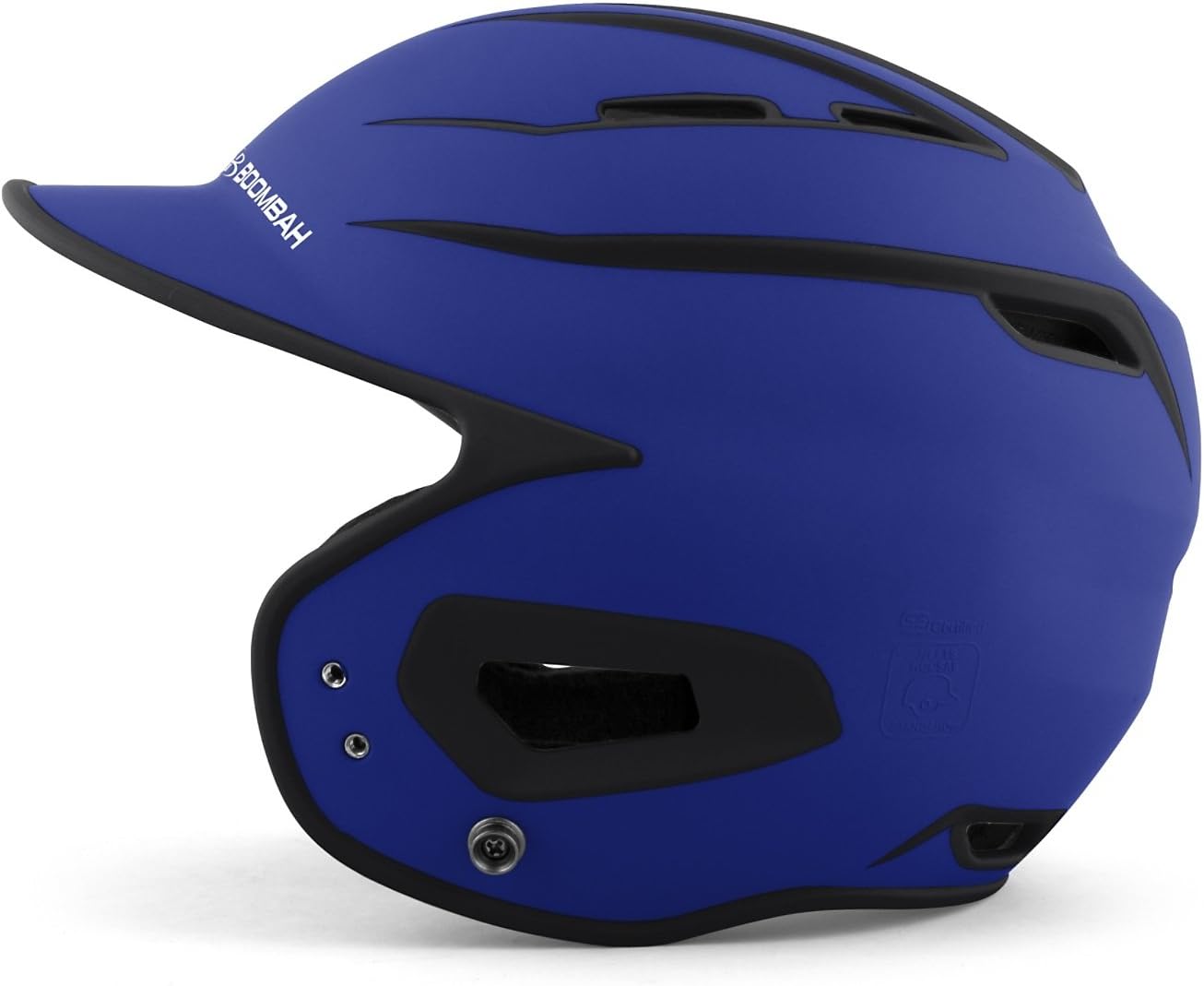 Boombah DEFCON バッティングヘルメット スリークプロファイル ロイヤルブルー/ブラック - サイズ ジュニア 6 1/