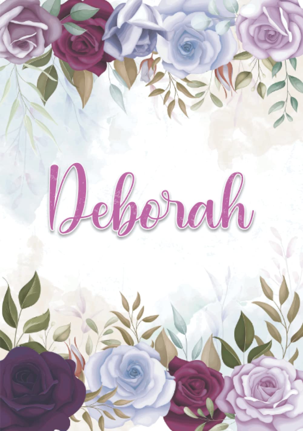 Deborah: Taccuino A5 | Nome personalizzato Deborah | Regalo di compleanno per moglie mamma sorella figlia ... | Design: decorazione floreale | 120 ... formato A5 (14.8 x 21 cm) (Italian Edition)