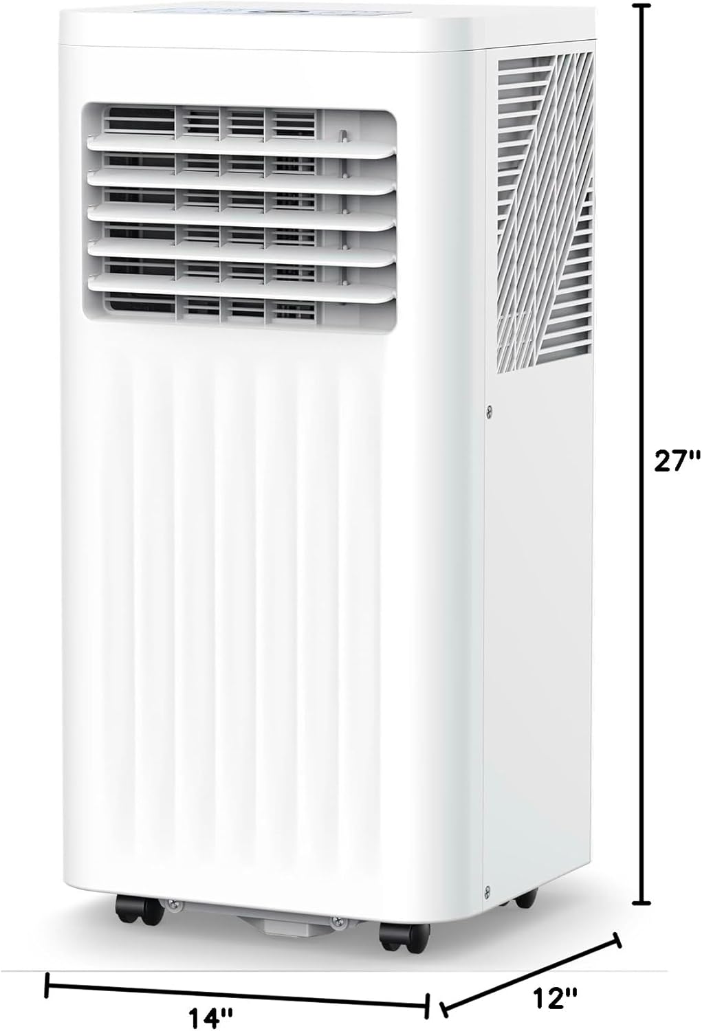 COWSAR 8,000 BTU Portable Air Conditioner dimensions