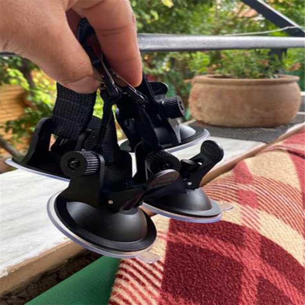 8Pcs Suction Cup Anchor Securing Hook Tie Down,Camping Tarp As Car Side Awning, Pool Tarps Tents Securing Hook