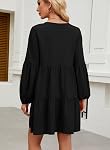 JOCAFIYE Robe d'automne pour les femmes 2026 Robes à échangisme fluide estivales à manches longues