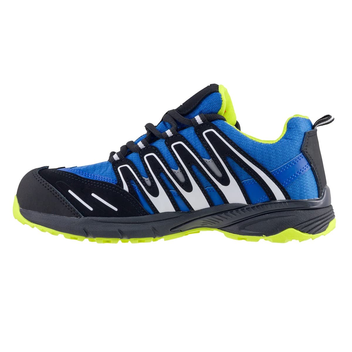 Urgent 242 S1 buty robocze, półbuty ochronne, sportowe, z siateczki, antystatyczne, oddychające, antypoślizgowe, niebieski, 46 EU