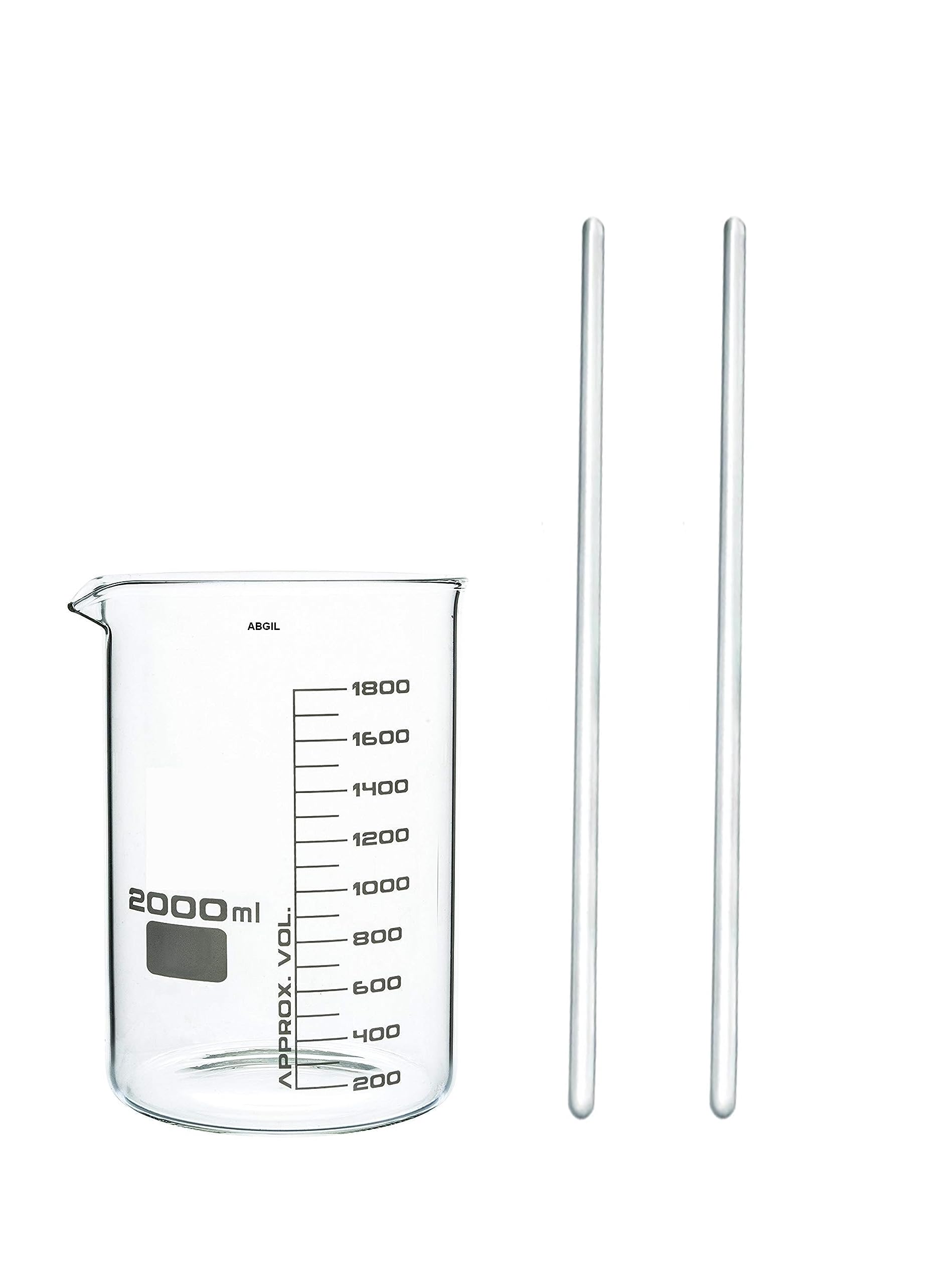 Lab 50-1000ml Borosilicate Graduated Glass Beaker ... - Vicedeal