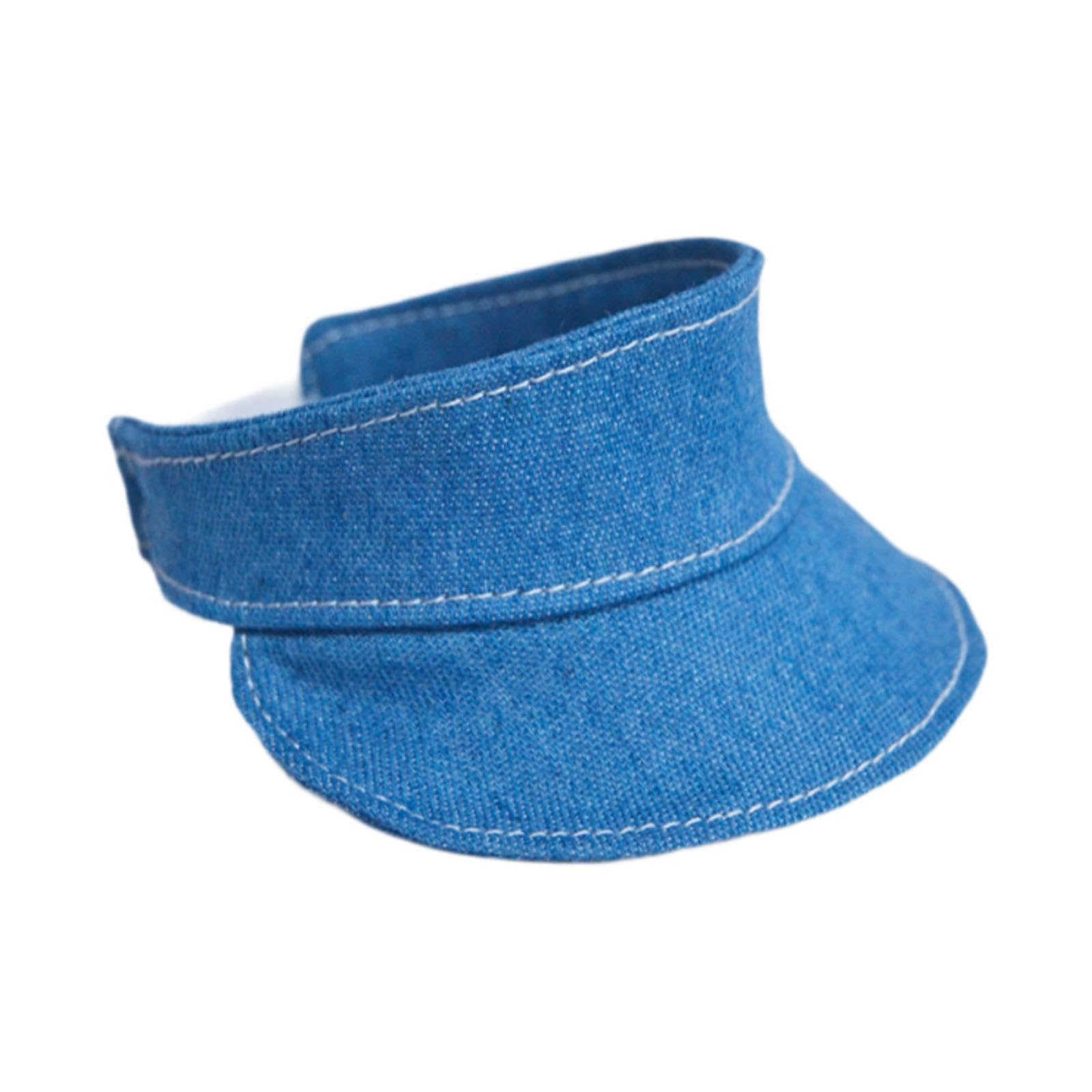 NIVAA Plush Doll Hat Dress up Your Dolls Photo Props Pretend Play Headgear Fashion blue-image-7