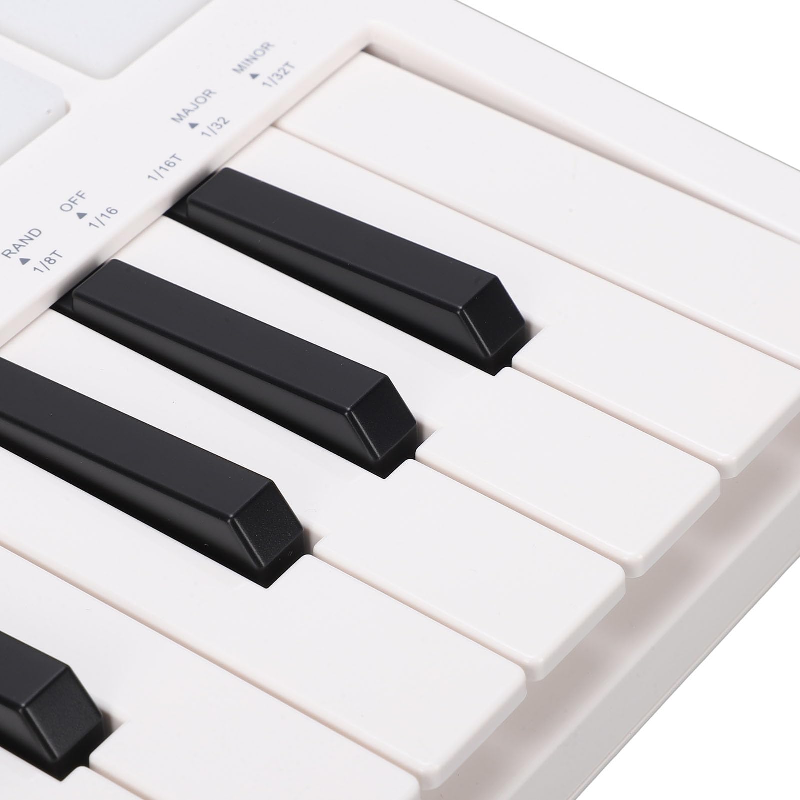 RiToEasysports Midi-Tastatur, 25 Tasten, 8 Hintergrundbeleuchtete Drum-Pads, 8 Knöpfe, Controller, Tastatur für die Musikproduktion