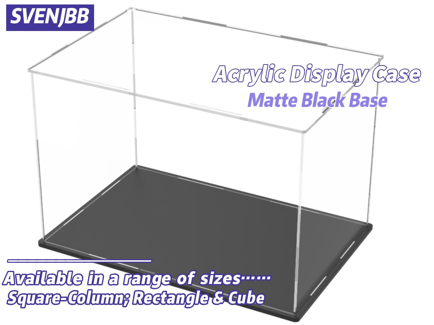Espositore Da Banco Cubo In Acrilico Neon Trasparente Colorato - Vetrina Per Collezione 3-8"