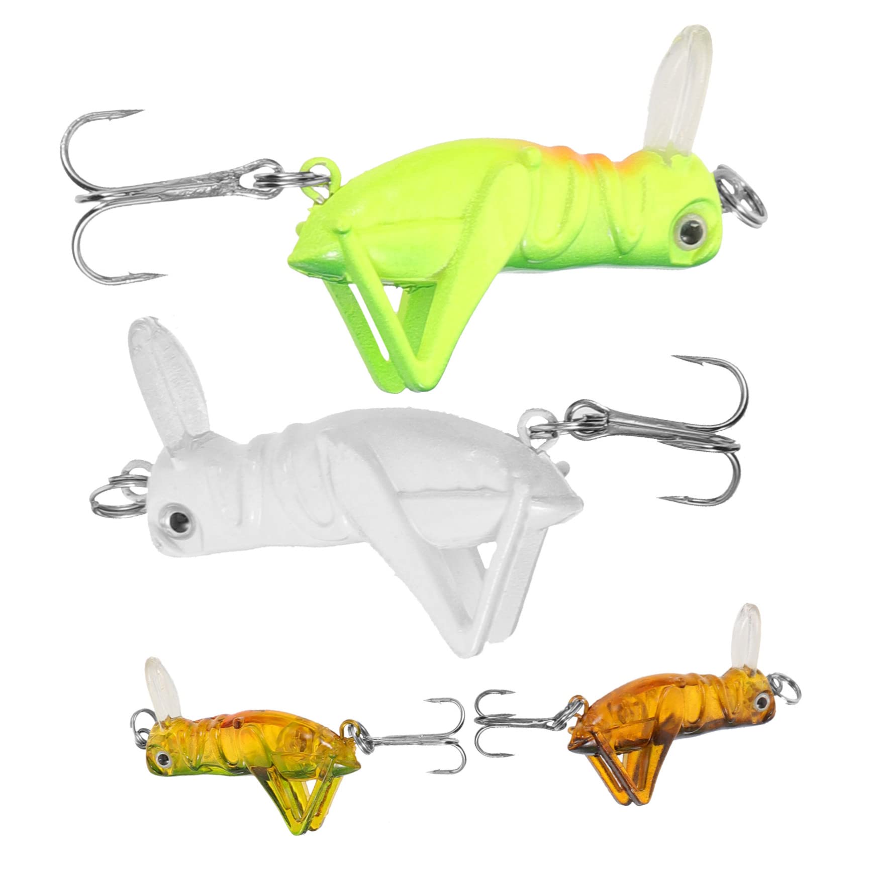 SUPVOX Lot De 5 Appâts Artificiels Résistants À Lusure pour La Pêche Appâts Souples Mixtes pour Attirer Différents Poissons 4 Pièces X 5