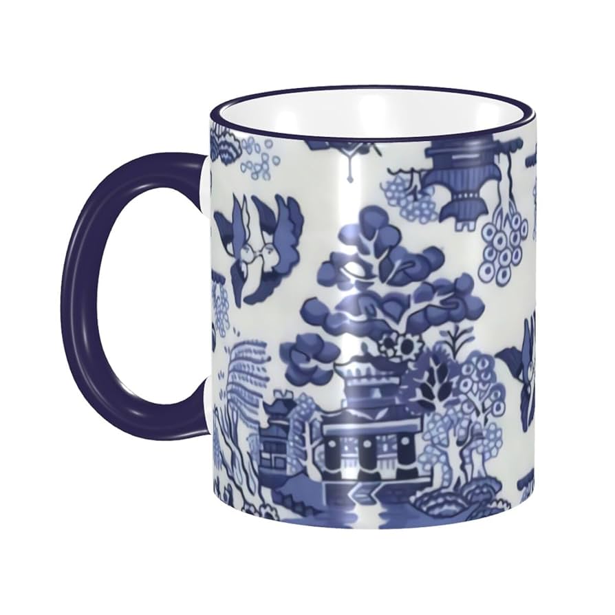 Amazon.co.jp: ブルー＆ホワイトチャイナブルーウィロー