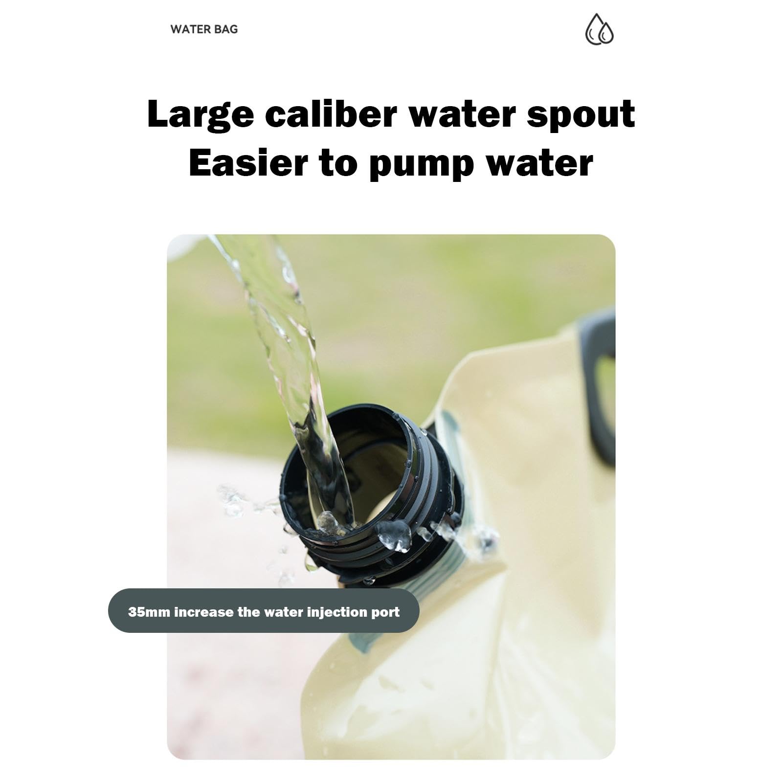 Contenitore Acqua Portatile Con Rubinetto – Brocca Per Conservazione, Grande Capacità, Apertura Larga, Per Campeggio, Picnic E Viaggi