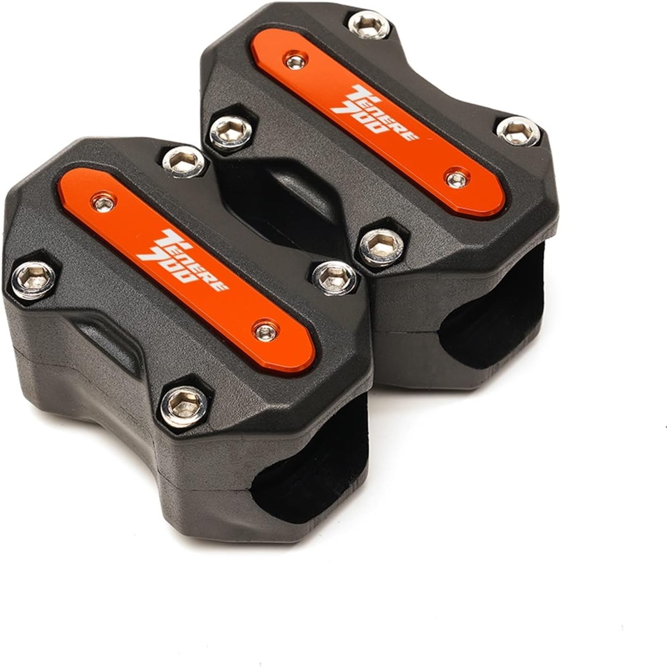 Protector Frames Motorcycle Engine Guard Protection Bumper Decorative Block for Yamaha TENERE 700 XTZ 700 2019 2020 2021 Crash Pads (Color : Orange)