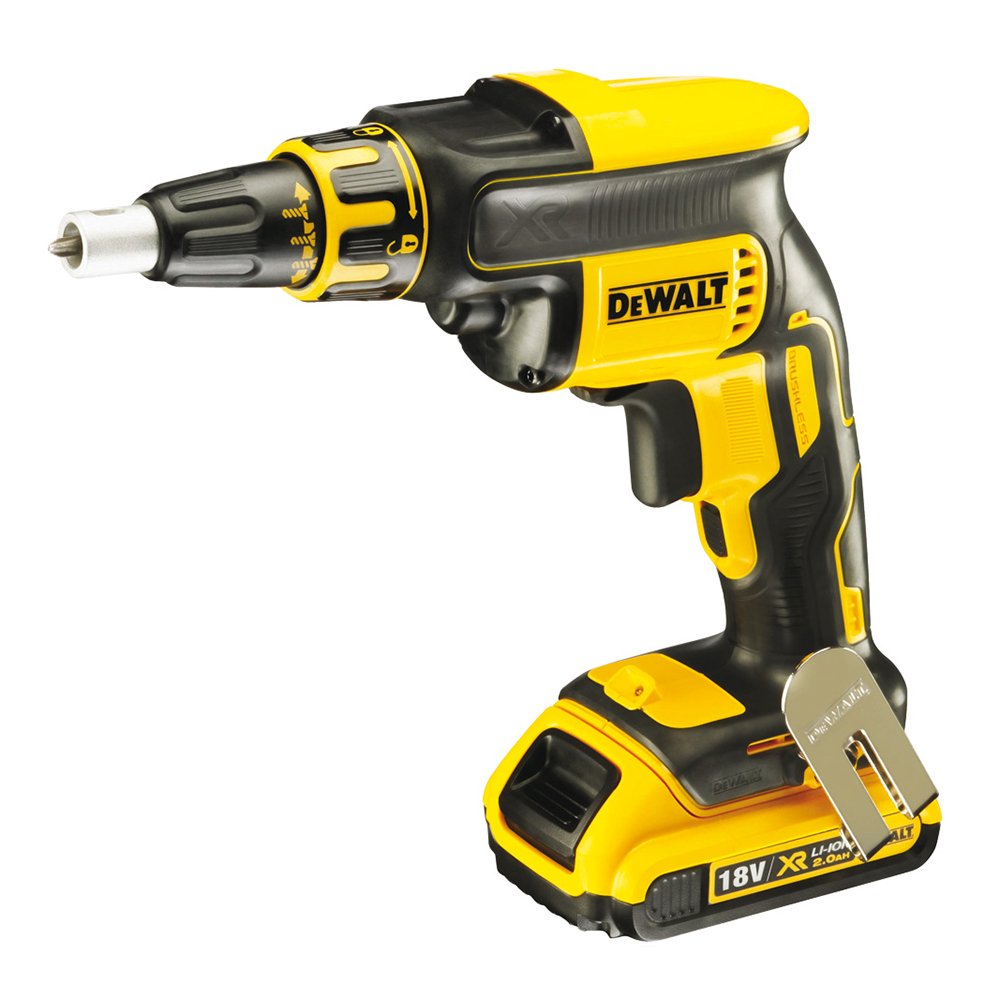 DeWalt DCF620D2-​QW - Atornillador panel y eso sin escobillas XR de 18 V con batería Li-​Ion 2, 0 Ah y maletín TSTAK