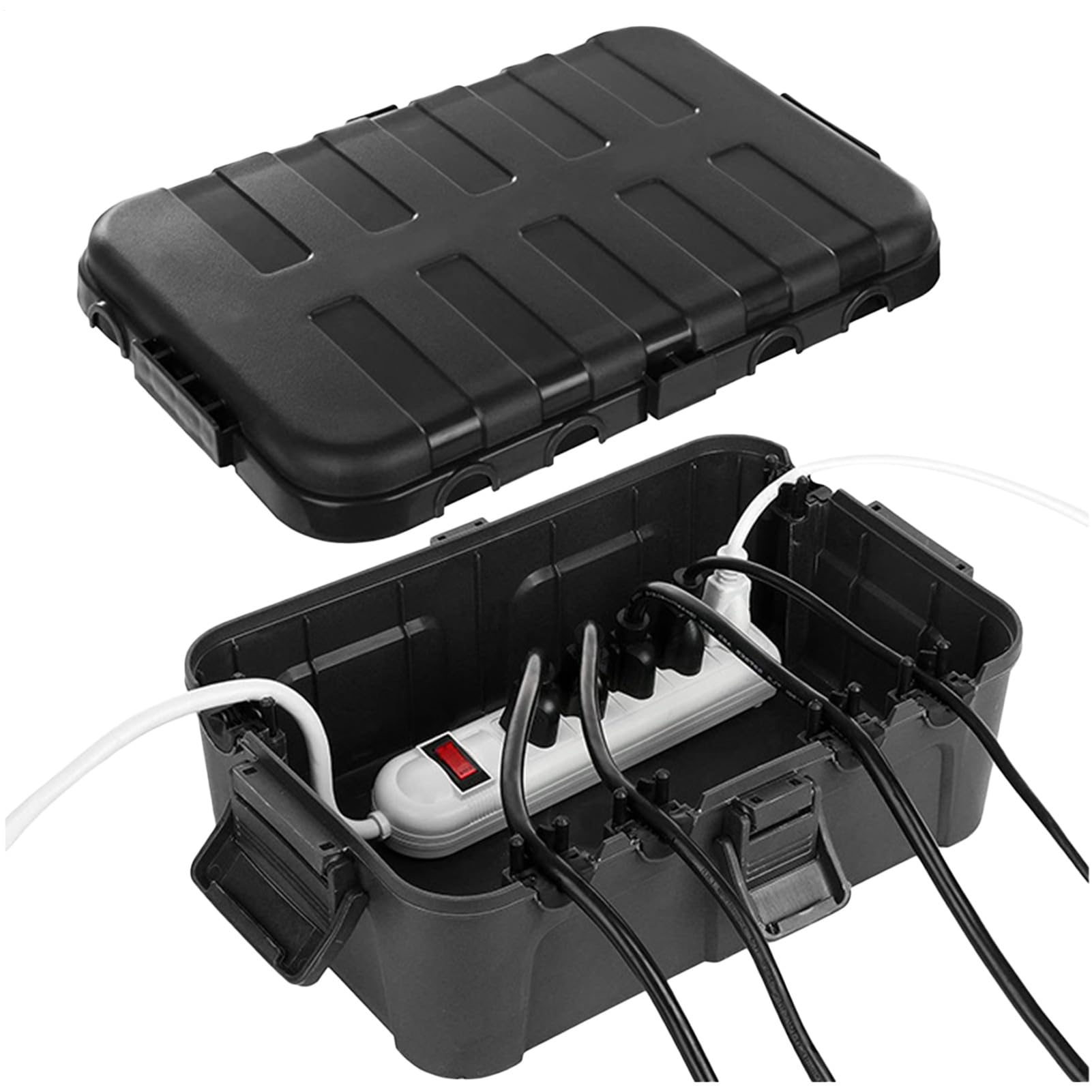 Amazon.co.jp: ケーブルボックス コード 収納 コンセントボックス