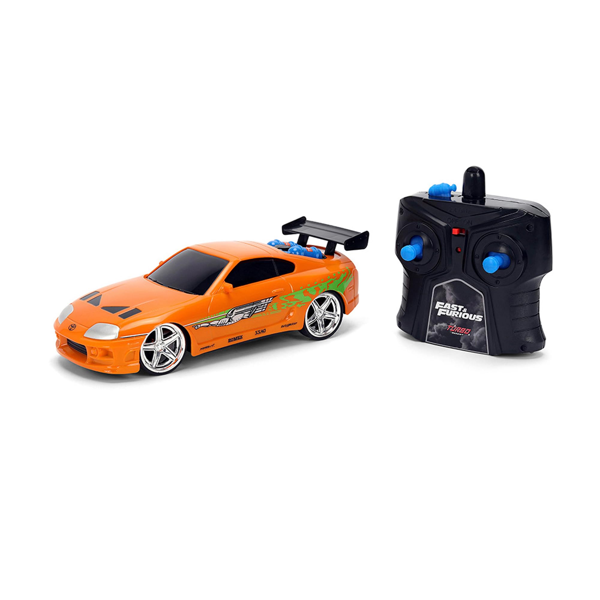 Jada FAST & FURIOUS RC NITRO POWERED VAPOR TOYOTA SUPRA 1:24 remote control vehicle