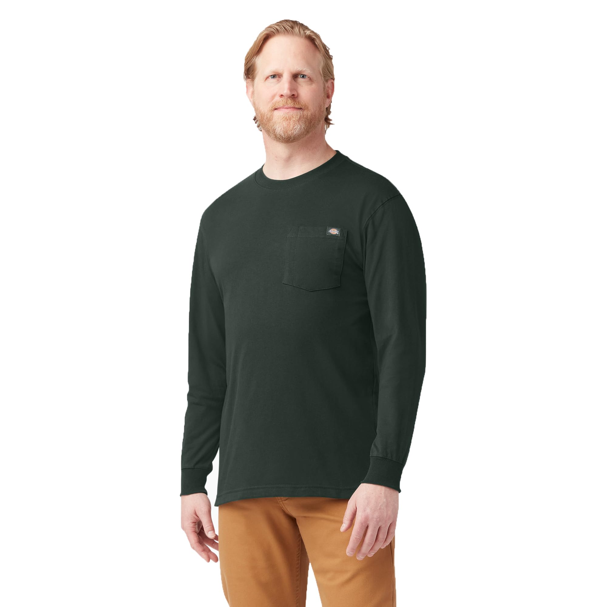 Dickies Men's Heavyweight Long Sleeve Pocket T-Shirt