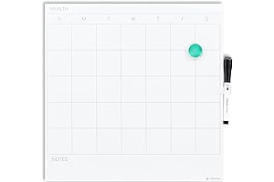 Square Magnetic Dry Erase Calendar Board