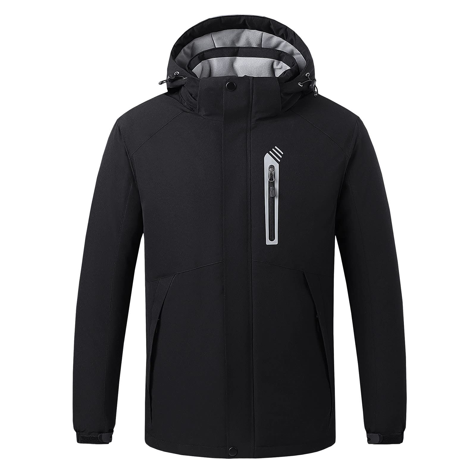 Chaqueta térmica térmica con 8 zonas de calefacción, interfaz USB, para hombre, mujer, invierno, impermeable, cortavientos para trabajo al aire libre, esquí, equitación de moto