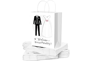 Teling 50 Pcs Welcome to Our Wedding Bags for Hotel Guest