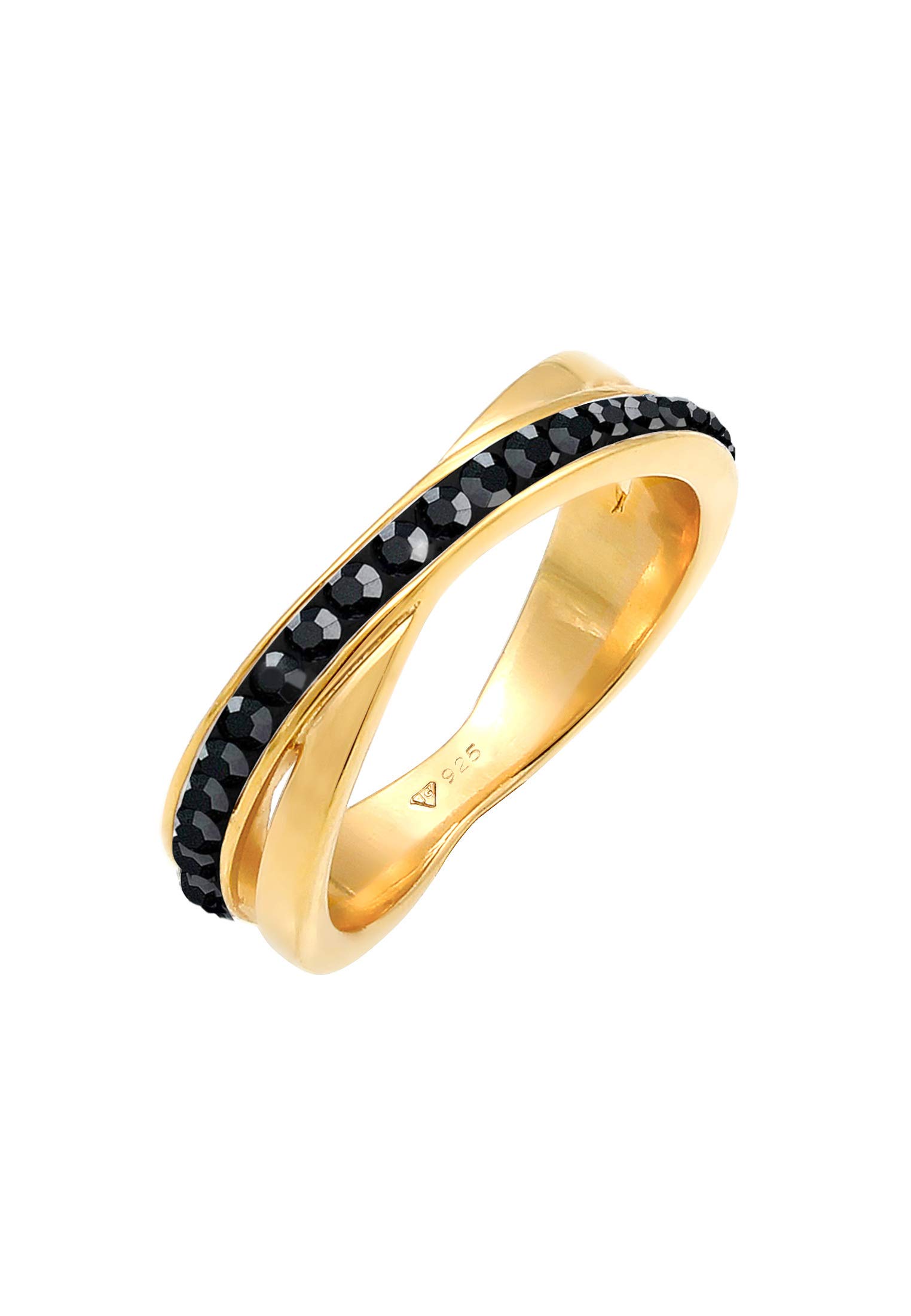 Elli Ring Wrapped Crystals 925 Sterling Silver
