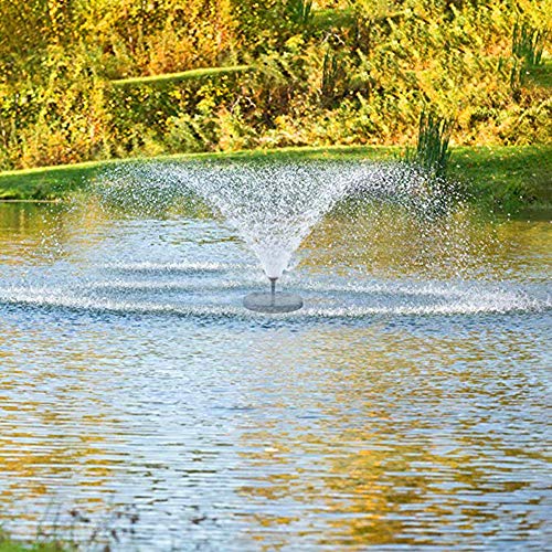 Ajcoflt Bomba de fonte de banho solar para pássaros, Fonte solar com 4 bicos, Bomba de fonte Bomba d