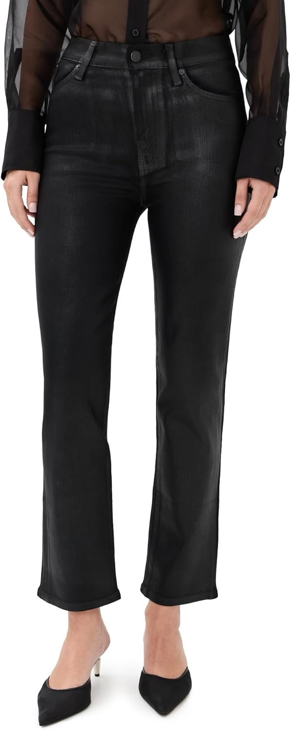 FRAME Women's Le High N Tight Crop Mini Bootcut Jeans