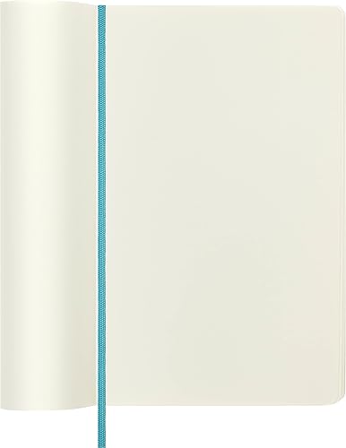 Vista 38 de Moleskine - Cuaderno clásico, tapa blanda, tamaño XL (7.5 x 9.5 pulgadas), a rayas/rayado, azul zafiro, 192 páginas Negro