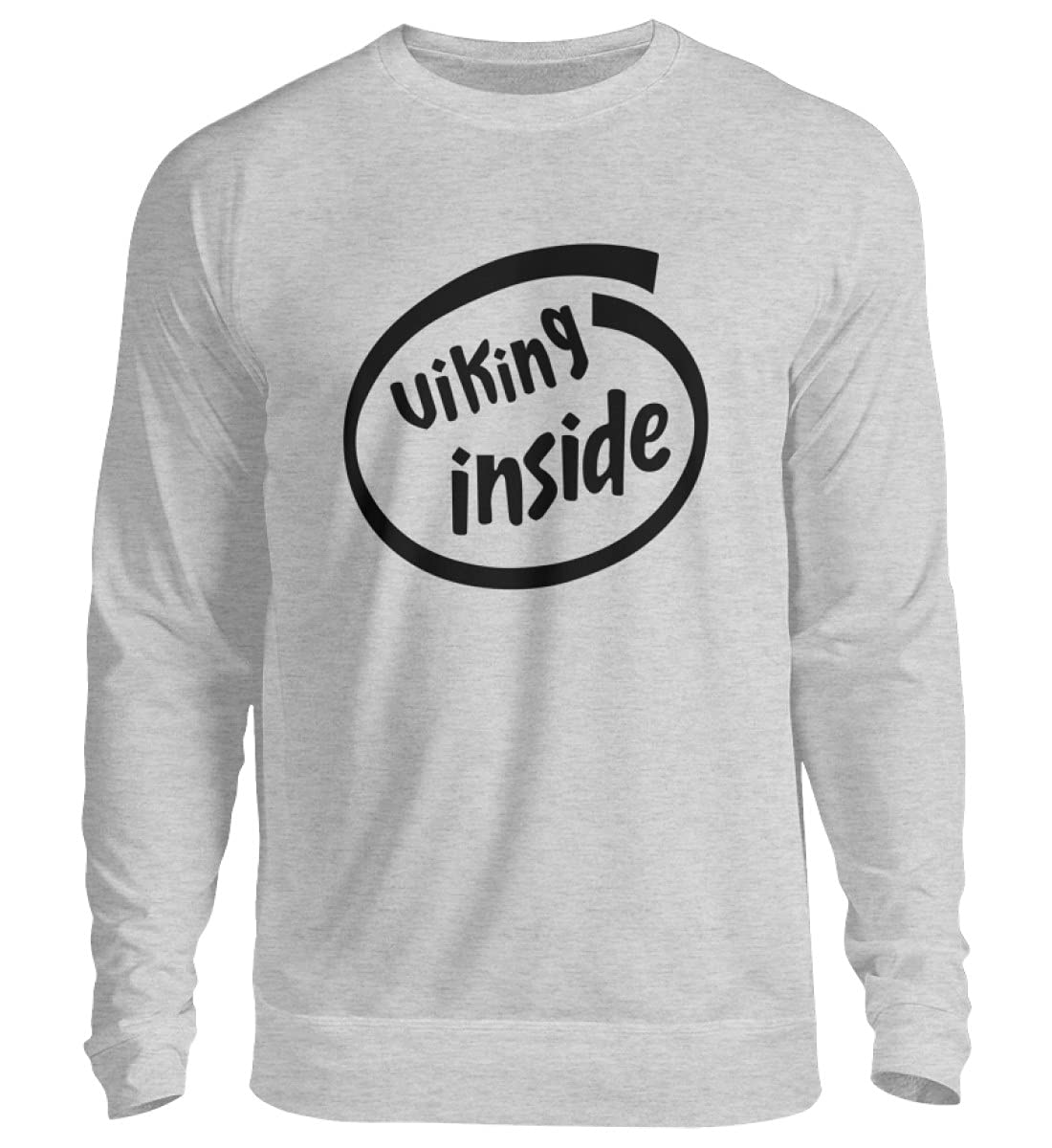 Pull Viking unisexe gris XL en maille confortable Viking Inside - 3