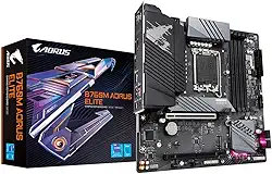 Placa Mãe Gigabyte B760M AORUS ELITE DDR5 (LGA 1700/HDMI/DisplayPort/M.2 Nvme/USB 3.2/USB-C/2.5Gbe)