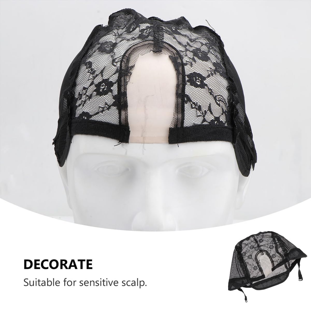 SHERCHPRY 3pcs Hair Net for Wig Making Stretchable Lace Wig Caps Durable Mesh Head Covers for Comfort for Fashion Everyday Use