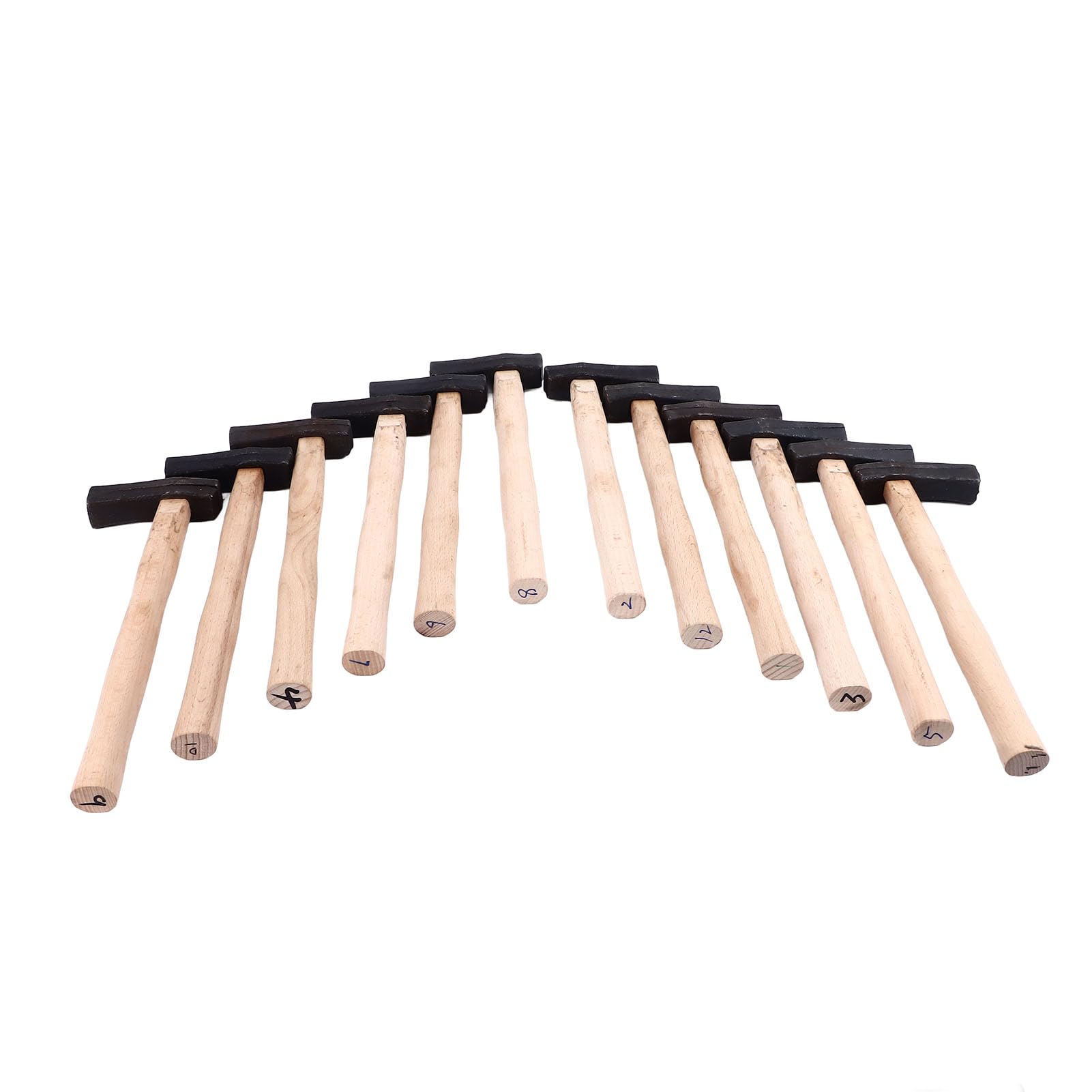 Tyenaza Texturing Hammer, DIY Texturing Hammer Ergonomic Handle Metal Forming Texturing Hammer Tool for Gold Silver Copper Aluminium