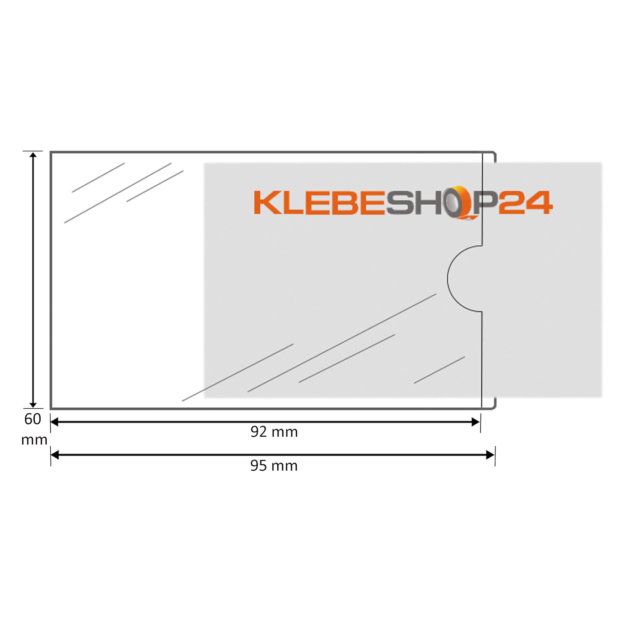 Visitenkartentaschen Selbstklebend 100 Stück - Tra Produktbild-Vorschau 6