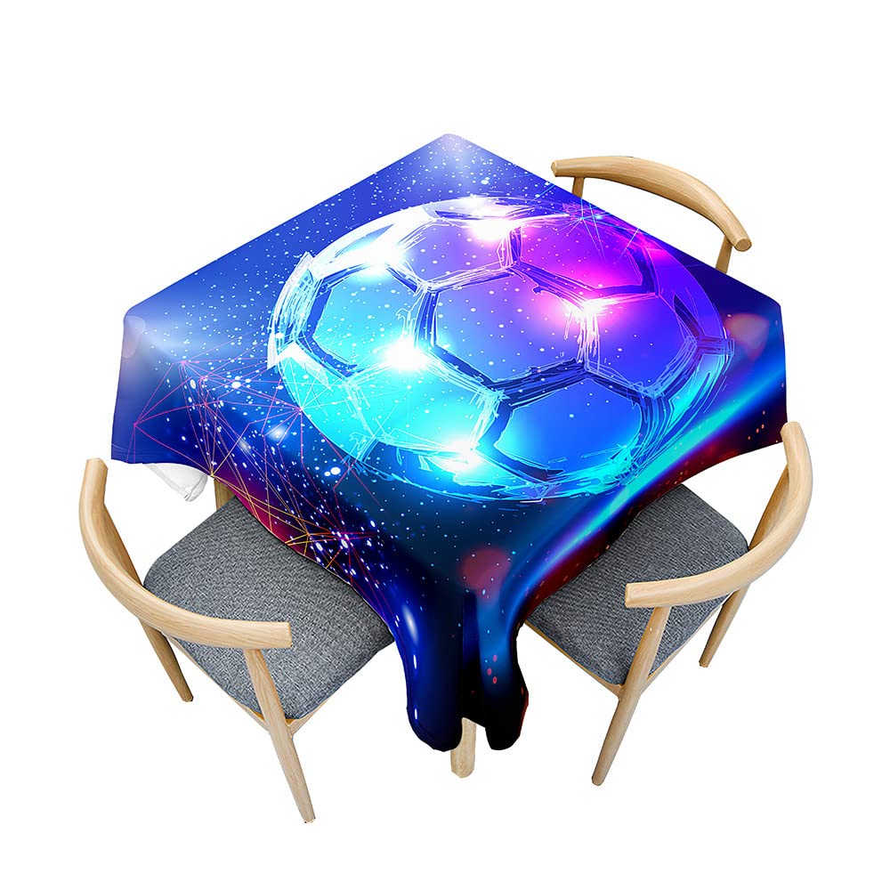 Odot Nappe Carrée Anti Tache, Impression 3D De Football Imperméable