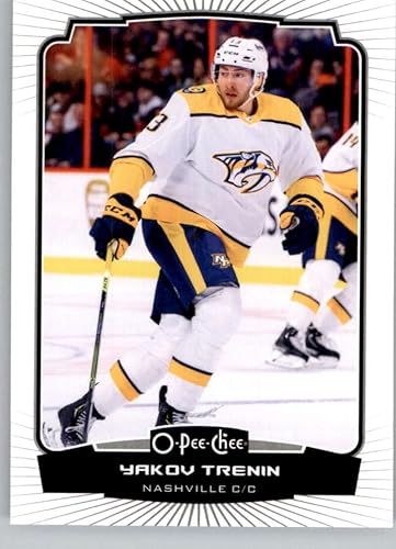 2022-23 O-Pee-Chee Hockey #479 Yakov Trenin Nashville Predators Official OPC NHL Trading Card made by Upper Deck in Near Mint to Mint Condition