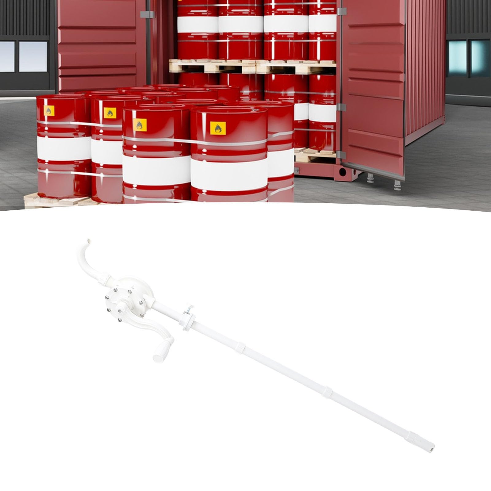 Pump, Construction Drum Pump with Oxidation Treatment 70 RPM for Hydraulic Fluid for