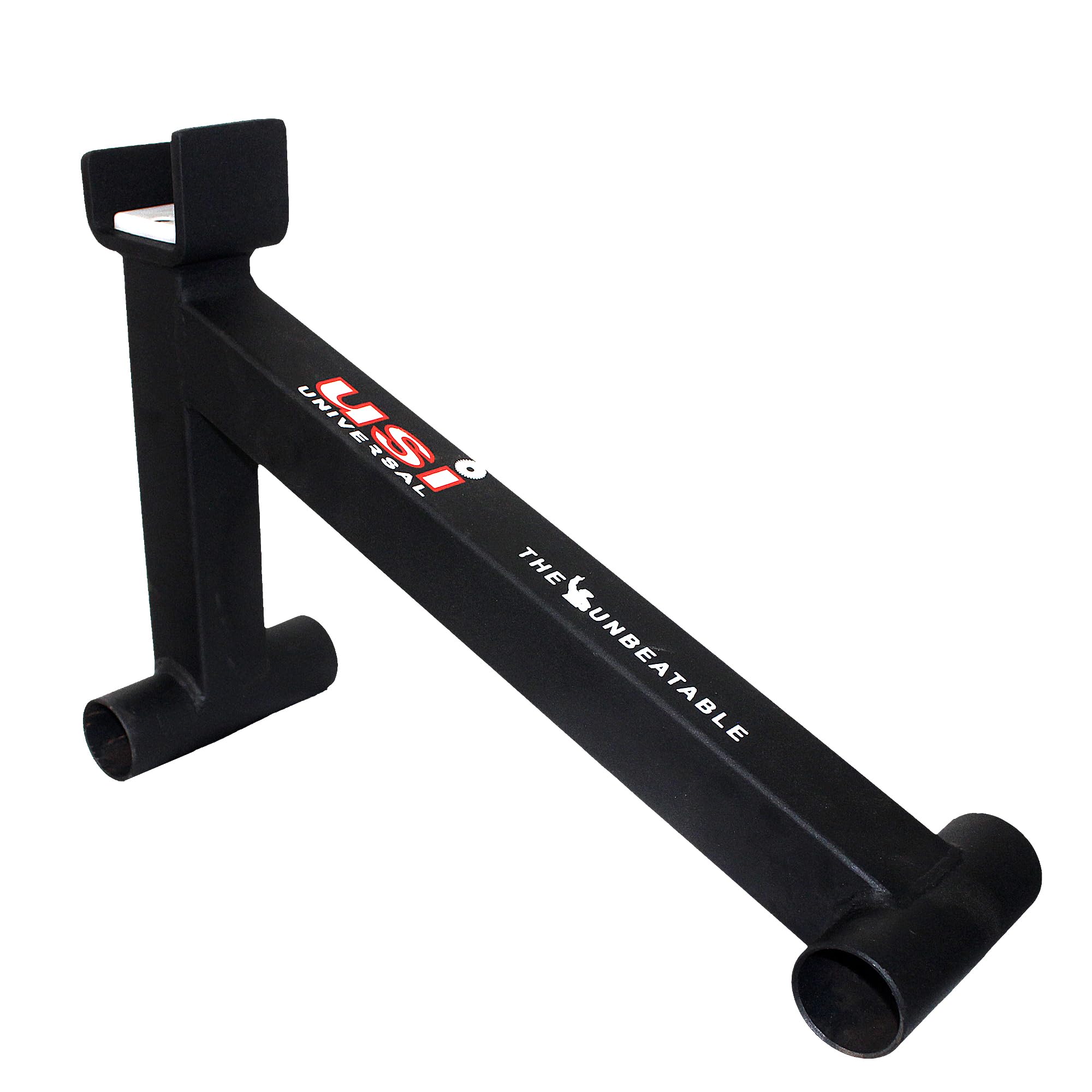 USI UNIVERSAL Deadlift Bar Jack, BJM Mini Deadlift Jack Barbell Stand, Carbon Steel Made, Easily Load and Unload 200kg Barbell Plates for Deadlift Exercise, Weight Training, Home Gym-picture-11