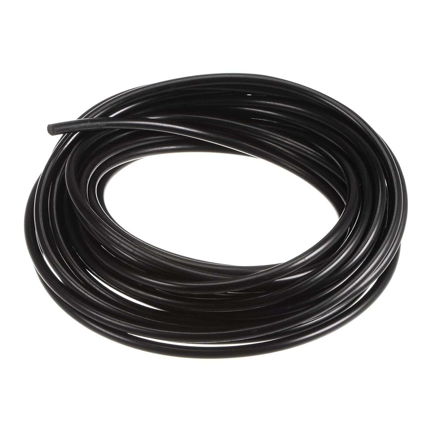 Tool Parts and Accessories Round Belts 3.5mm Dia 16.4ft Length Smooth Surface PU Urethane Black (#CN-140824-11688)