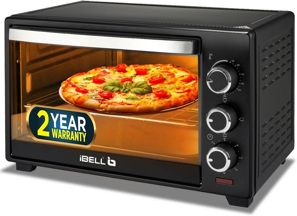 Buy Pigeon 25L 14347 Oven Toaster Grill (OTG) , Black Online at Low