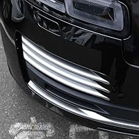 Vista 4 de YIWANG ABS cromo delantero niebla lámpara rejilla tiras cubierta 6 unids para Land Rover Range Rover Vogue 2018 2019