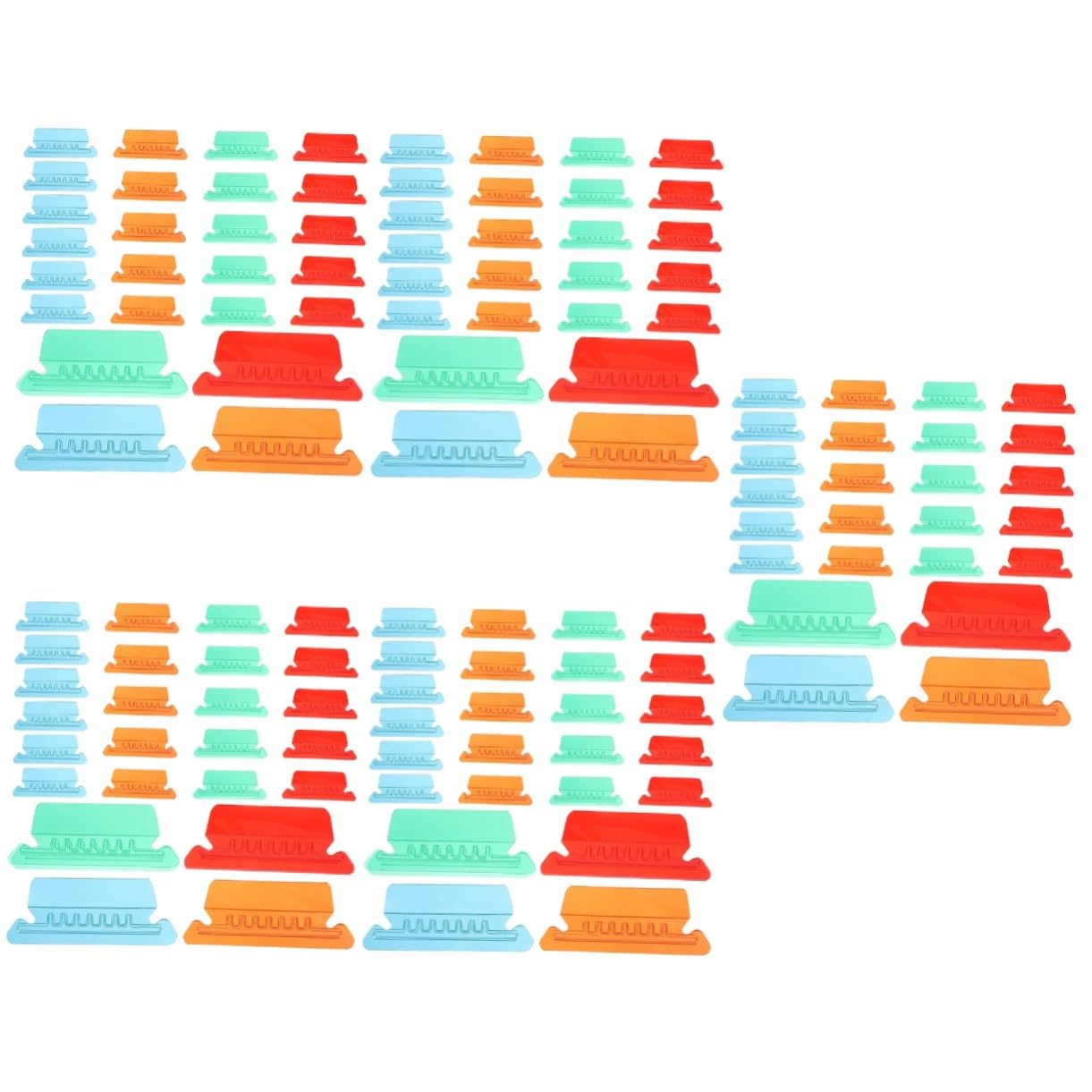NUOBESTY 5 Set Di Etichette Per Cartelle Sospese Linguette Per Cartelle Sospese Facili Da Riporre Organizer Leggeri E Compatti Inserti Per 40 Pezzi * 5