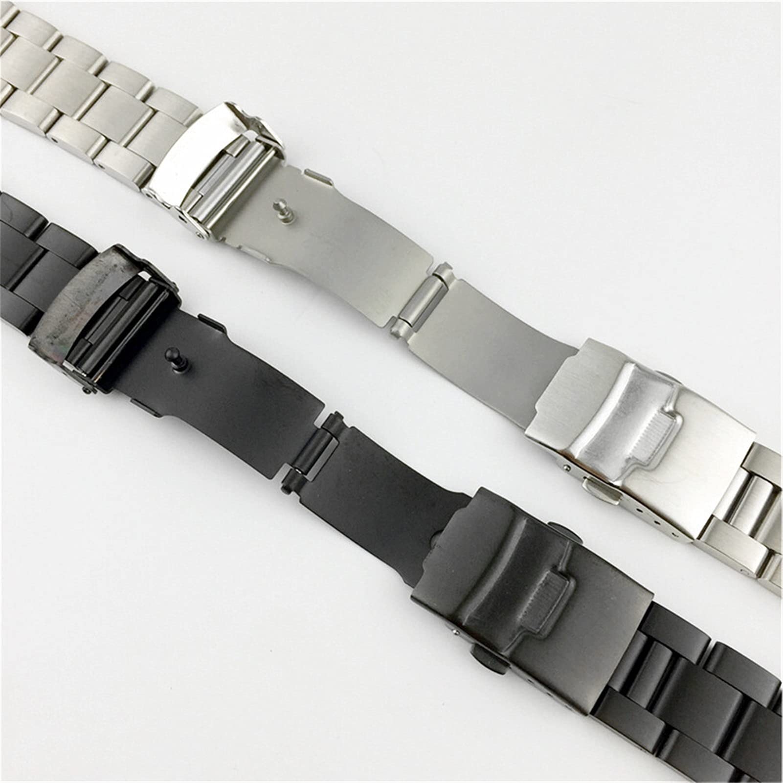 Pasek do zegarka Quick Release Mesh Pleciony metalowy pasek ze stali nierdzewnej dla mężczyzn i kobiet Regulowany 18 mm, 20 mm, 22 mm Bransoletka / 18 mm/srebrny