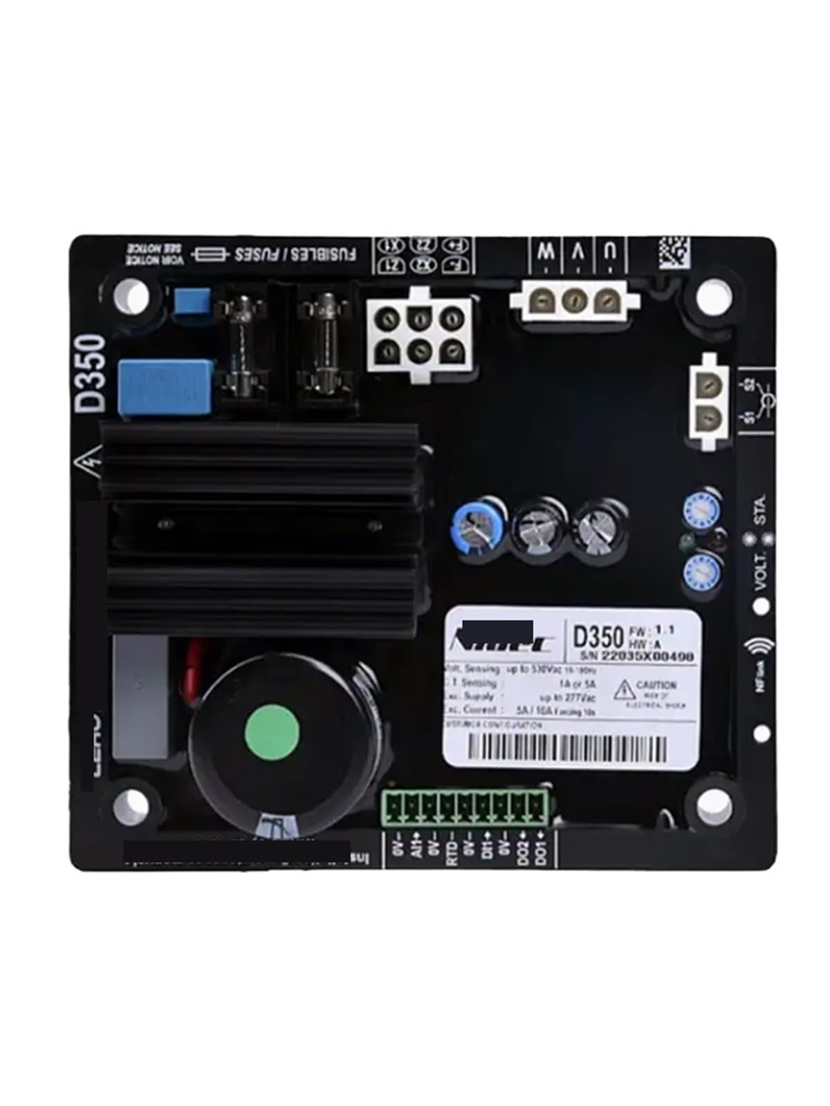 CSKWLLNBC 1pcs D350 voltage regulator AVR excitation generator automatic regulation accessories(D350 copy)