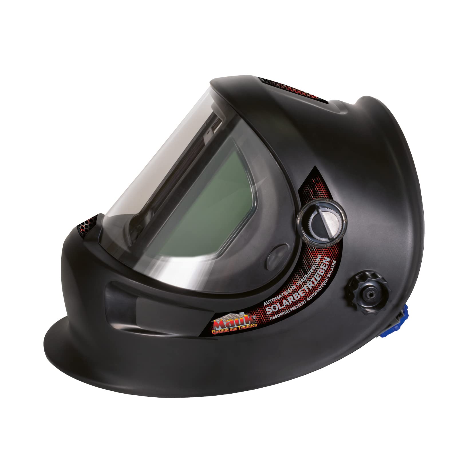 Mauk Automatik Schweißhelm mit Sichtfelderweiterung 180°